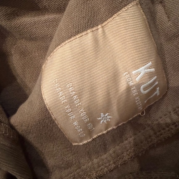 Kut from the Kloth Kaya High Waist Corduroy Straight Leg Pants size 2 - Picture 4 of 11